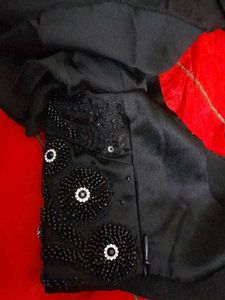 Women Black Embellished Blouse