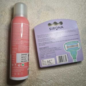Eviro Shaving Cream &amp; Sirona Razor Set