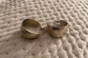 Silver Hoop Earrings