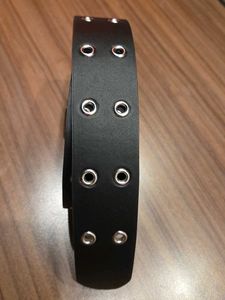 Black Grommet Eyelet Belt H&amp;M 30&#34;