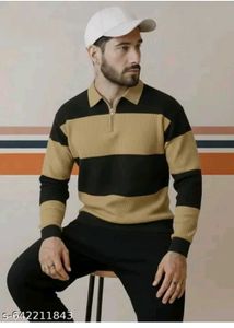 🔥 Stylish Striped Men's Sweater