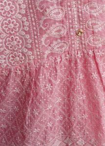Baby Pink Chikankari Top