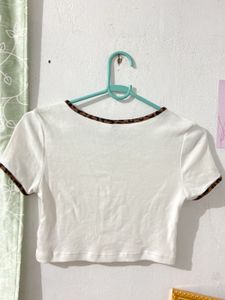 H&amp;M Butterfly Crop Top