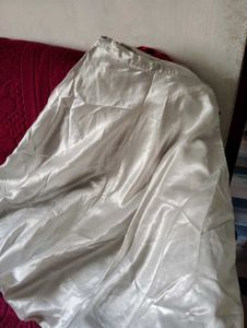 Satin Lahenga Silver Grey (Totly New) size Issues