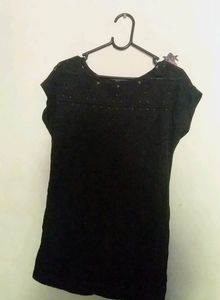 Black Colour Over T-shirt