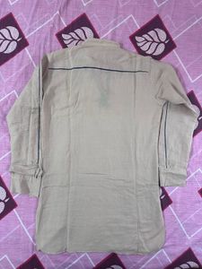 Beige Linen Kurta