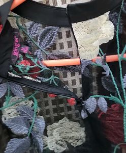 Floral Embroidered Top