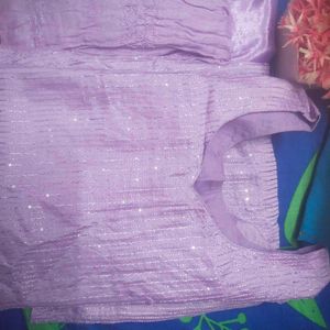 2 Material Set One Long Gown