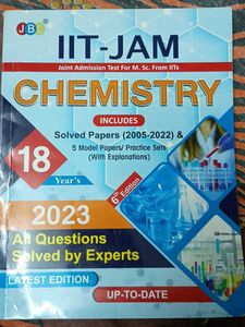 IIT JAM Chemistry Solved Previous Year Questions
