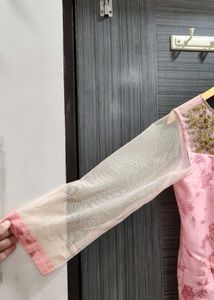Beautiful pink floor length evening gown