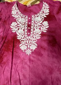 short kurti with thread detailing🤌🏻