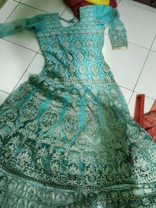 Elegant Embroidered Anarkali Suit