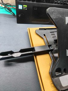 Laptop stand with phone/tablet holder