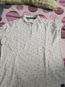 Patterned Polo Shirt - Size L