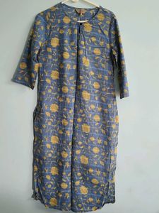 Floral Print Kurta