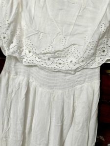 White Eyelet Maxi Dress
