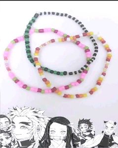 Handmade Demon Slayer Beaded Bracelets 😘