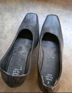 Black Ethnic Slip-on Shoes