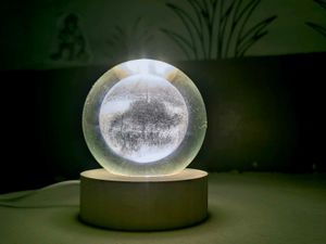 Moon Crystal Ball Night Light