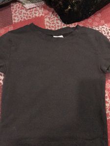 Grey Fitted Crop Top