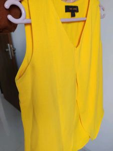 Yellow Sleeveless Top