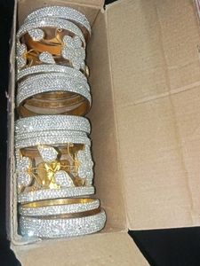Sparkling Bridal Bangles