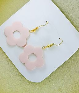 Combo Pastel Pink Floral Earrings