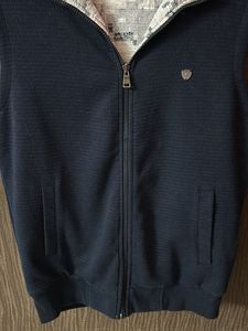 Navy Zip-Up Vest