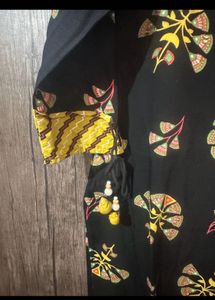 Elegant Printed Kurta with sharara