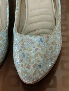 Sparkly Ballerinas used only once 24 cm N 9.5 Inch