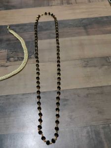 Black And White Neckpiece(2 Piece)