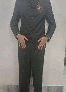 Stylish Black Blazer Set
