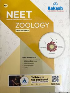 Aakash NEET Zoology Study Package | Set of 4 Book