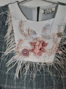 Special Winter Function Baby Frock Imported