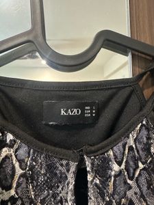 Stylish Snake Print Top