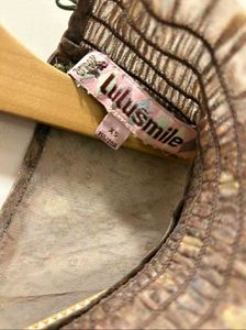 Beautiful  Polka Dot sheer Top