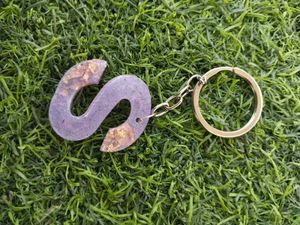 Letter S Keychain