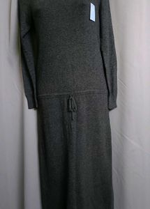 Gray Knit Maxi Dress 🖤