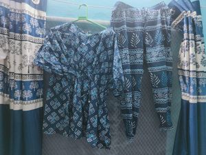 A Co-ord Set Used in Travel or as Nightsutsuit❤️