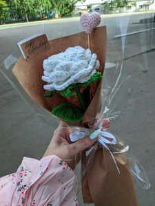 Handmade Crochet Flower For Gifting