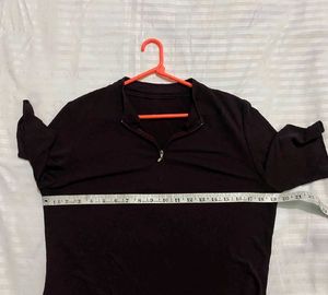 Burgandy Top Stretchy Bust 36-38 N More