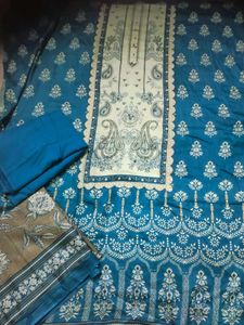 Soft Jaam Cotton Sequence And Cutdana Work Suit