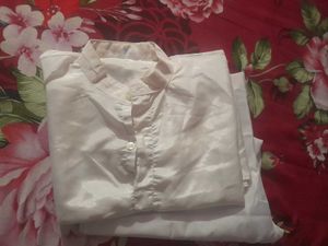 White Kurta Pant For Boy&#39;s