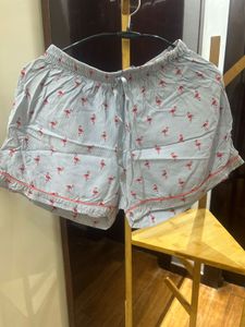 Flamingo Print Shorts