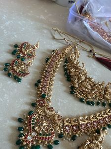 Temple Jewellery Combo Set