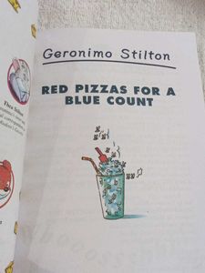 Geronimo Stilton Red Pizzas For A Blue Count