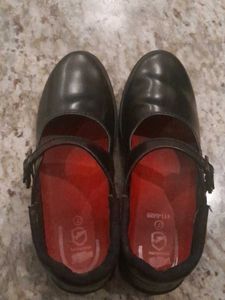 Bata Black School Shoes, Size - 7