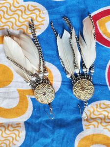 Feather Jhumka