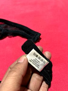 Black Lace Garter Belt – Size XL