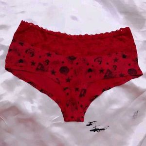 Red Lace brief